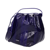 Jil Sander Purple Leather Shoulder Bag